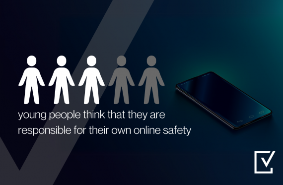3 out of 5 young people think that they are responsible for their own online safety