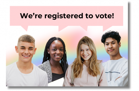 we're registered to vote