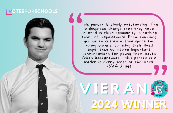 Vieran, Secondary School Winner