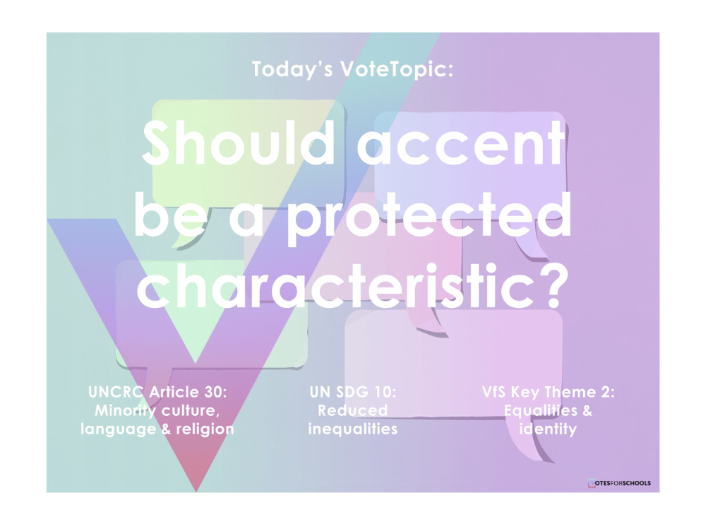 Should accent be a protected characteristic?