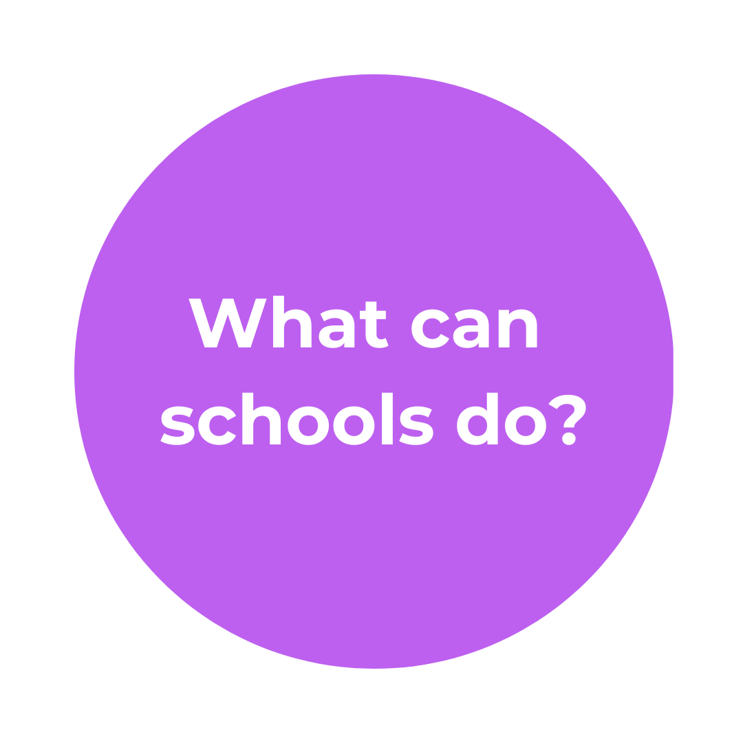 What can schools do?
