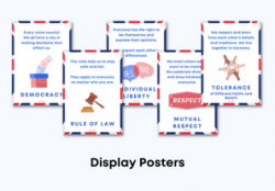 Examples of British values display posters