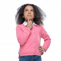 young child in thinking pose